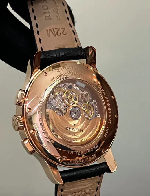 Zenith El Primero Chronomaster XXT Open Grande Date Ref. 18 1260 4039/B 18kt. Pink Gold Chrono